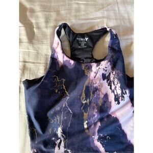 Old navy active purple pink crop tank size 8